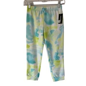 NEW ID Ideology Girls Size 6X Tie-Dyed Jogger Pant Ocean Spray NWT